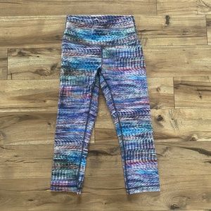 Lululemon Wunder Train High-Rise Crop 21" Multi-Color Size 6